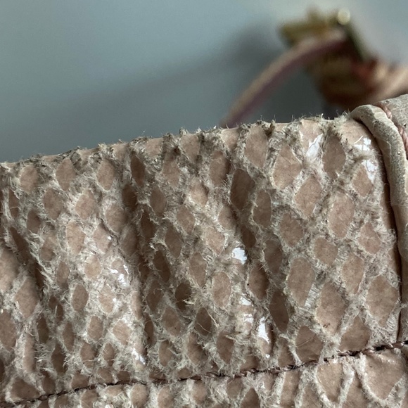 Michael Kors Beautiful Pink & Gold Python Tote - Picture 14 of 14